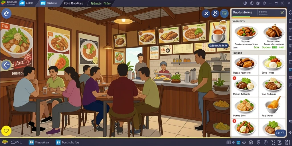 Karakter-karakter unik yang dapat diupgrade.