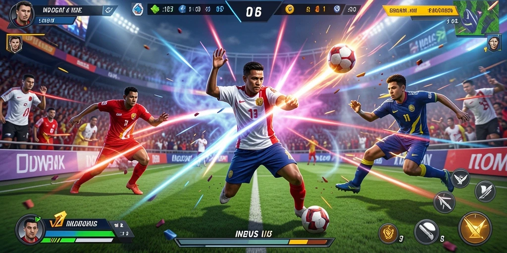 Momen pertarungan seru melawan bos yang menantang.
