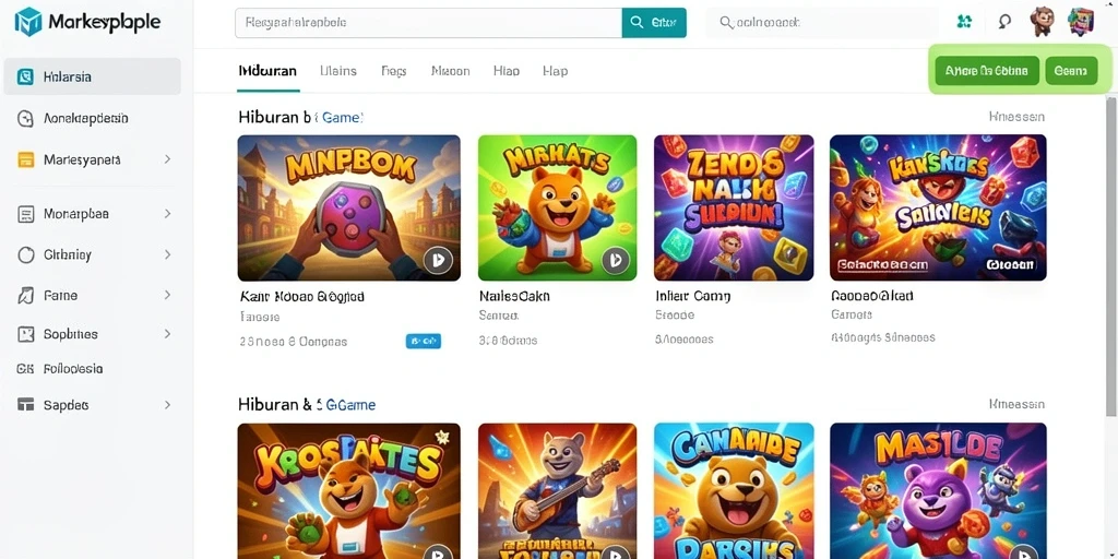 Tampilan user interface yang sederhana dan intuitif.
