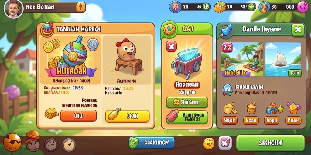 Beragam karakter dan item menarik untuk dijelajahi.