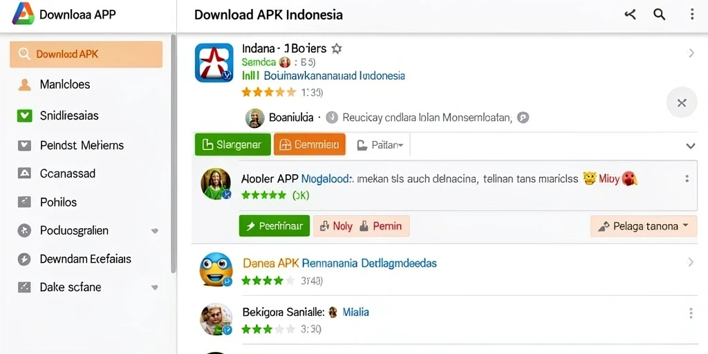 Gambaran antarmuka permainan yang mudah dipahami dan menarik.